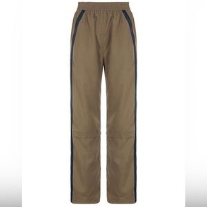 Contrast Tape Side Wide Leg Pants